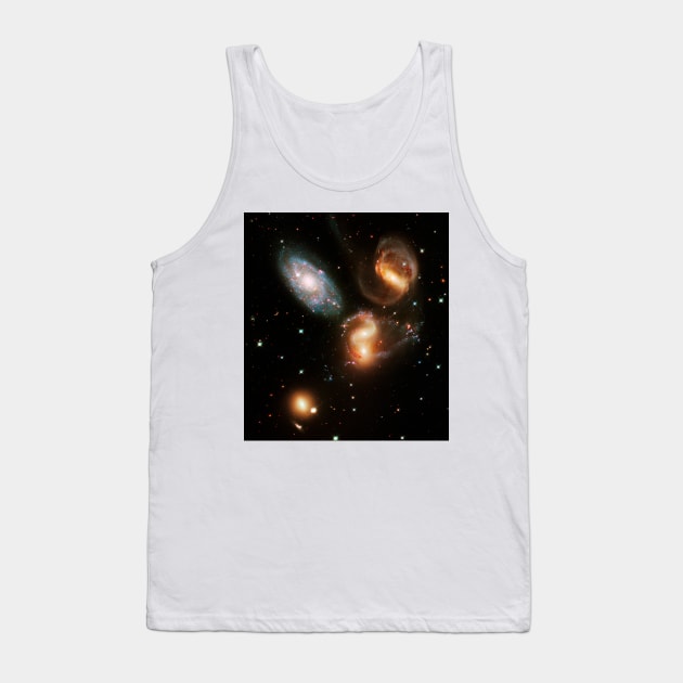 Stephan's Quintet galaxies, HST image (C021/9270) Tank Top by SciencePhoto